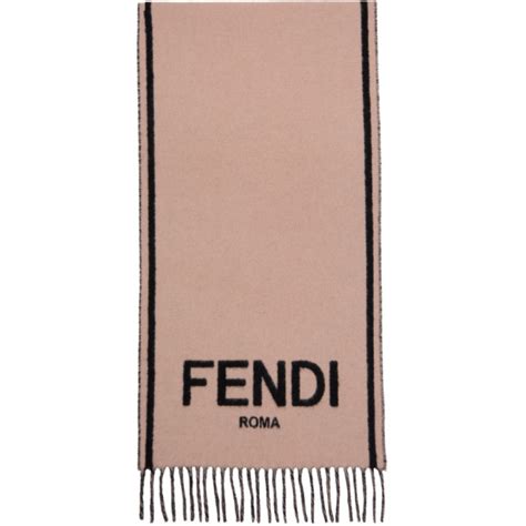 Cashmere scarf Fendi Black in Cashmere .